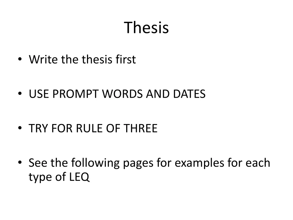 thesis
