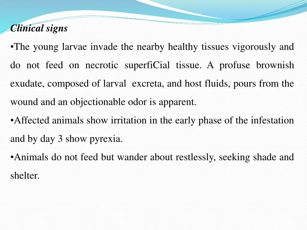 clinical signs