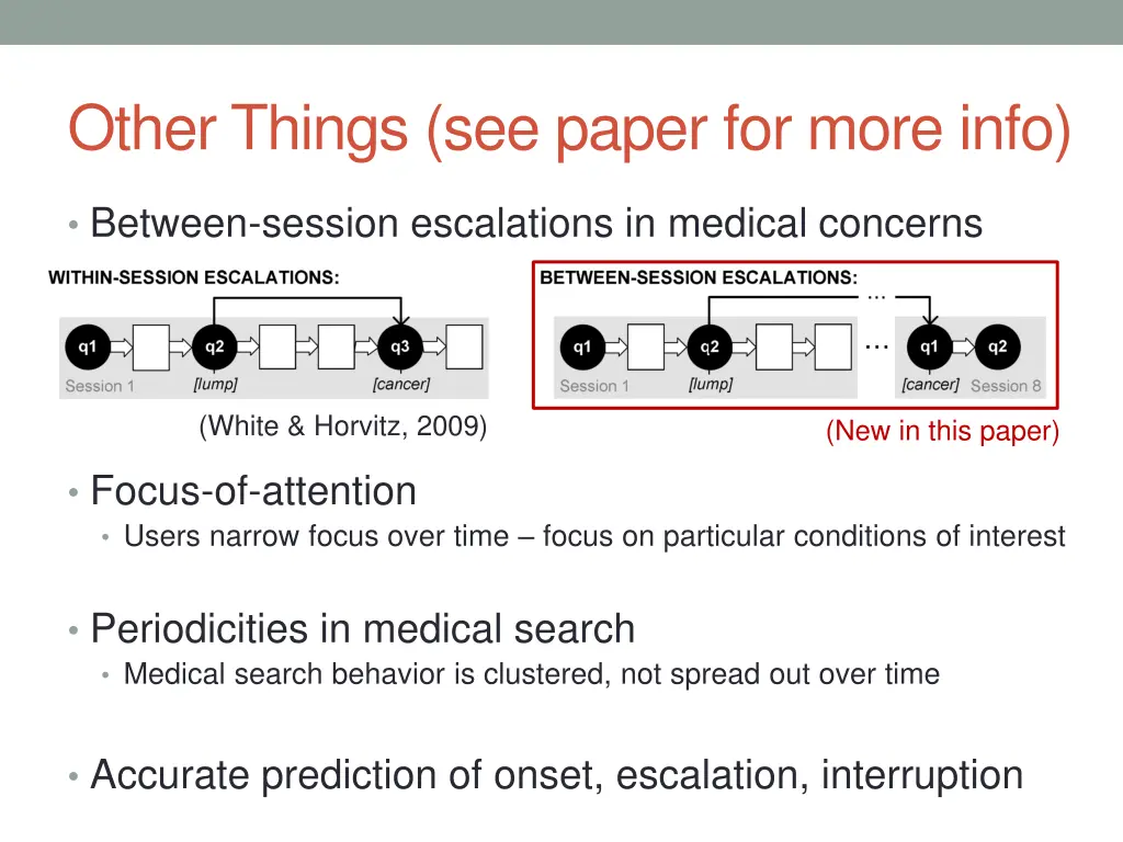 other things see paper for more info