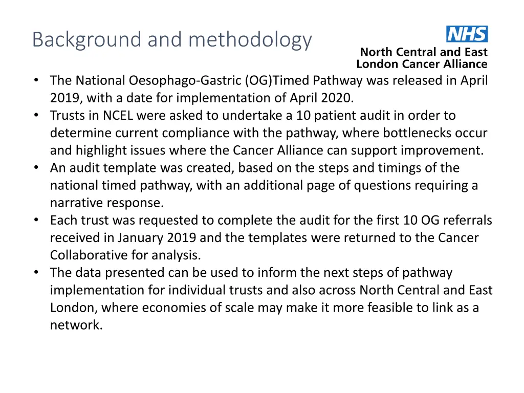 background and methodology