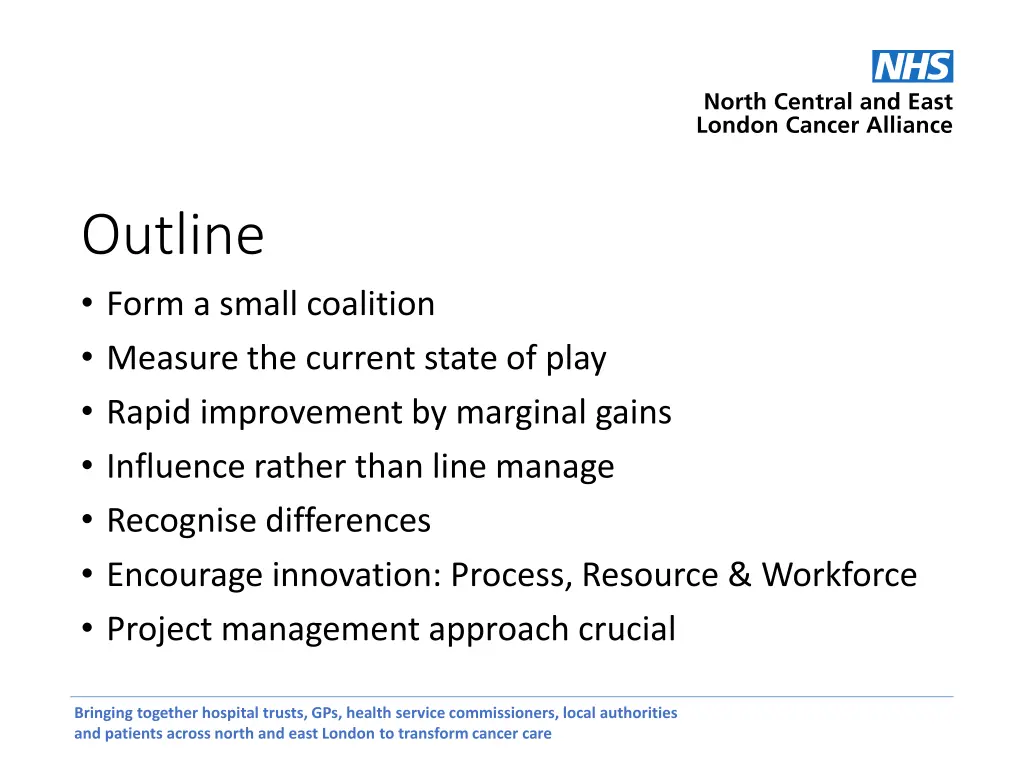 outline form a small coalition measure