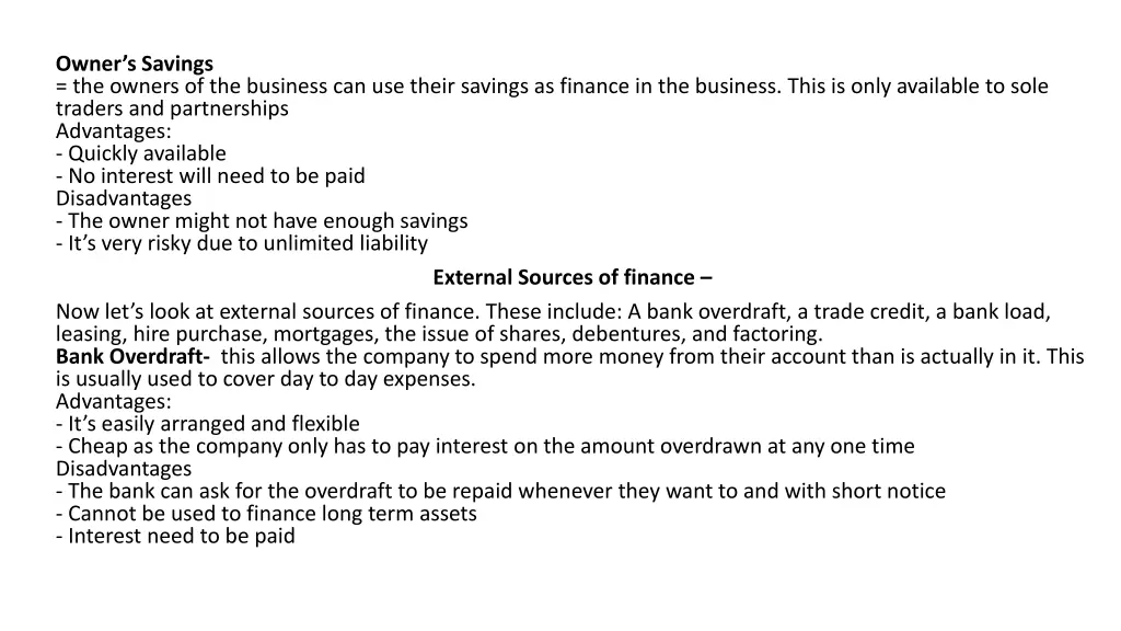 owner s savings the owners of the business