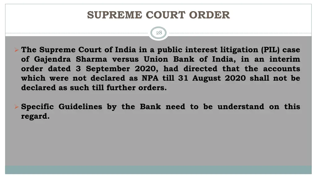 supreme court order