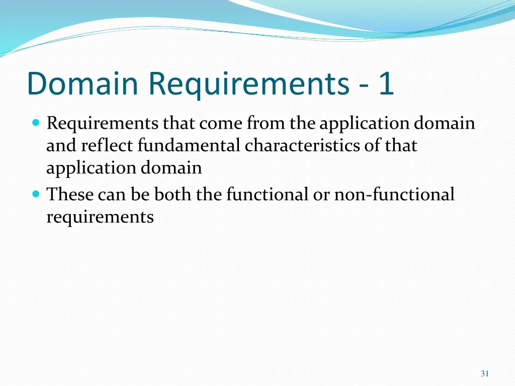 domain requirements 1