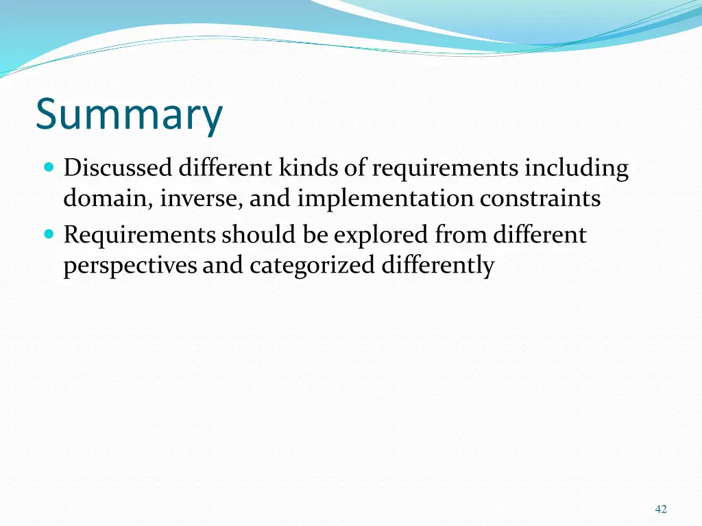 summary 1