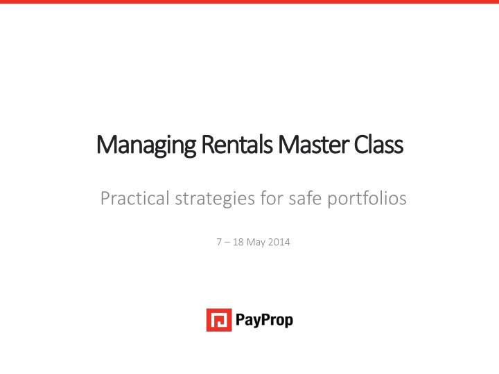 managing rentals master class managing rentals