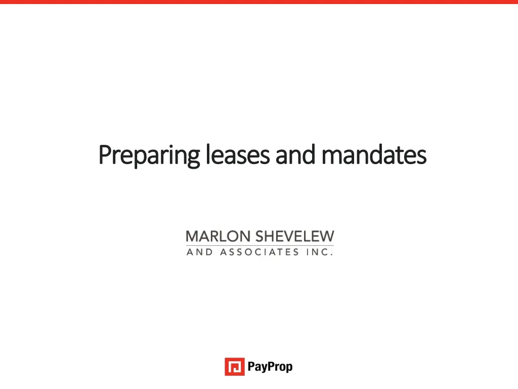 preparing leases preparing leases and