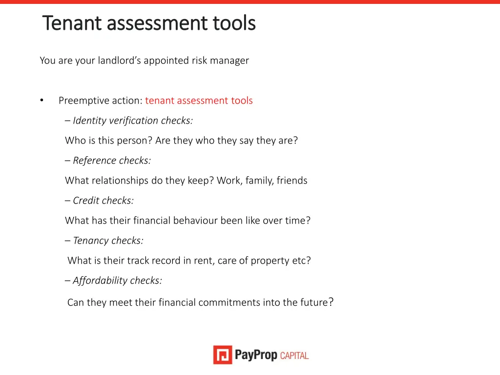 tenant assessment tenant assessment t tools
