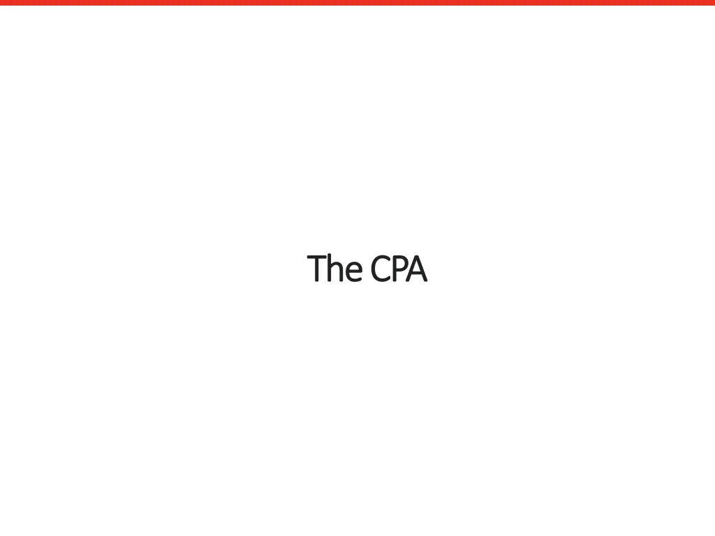 the cpa the cpa