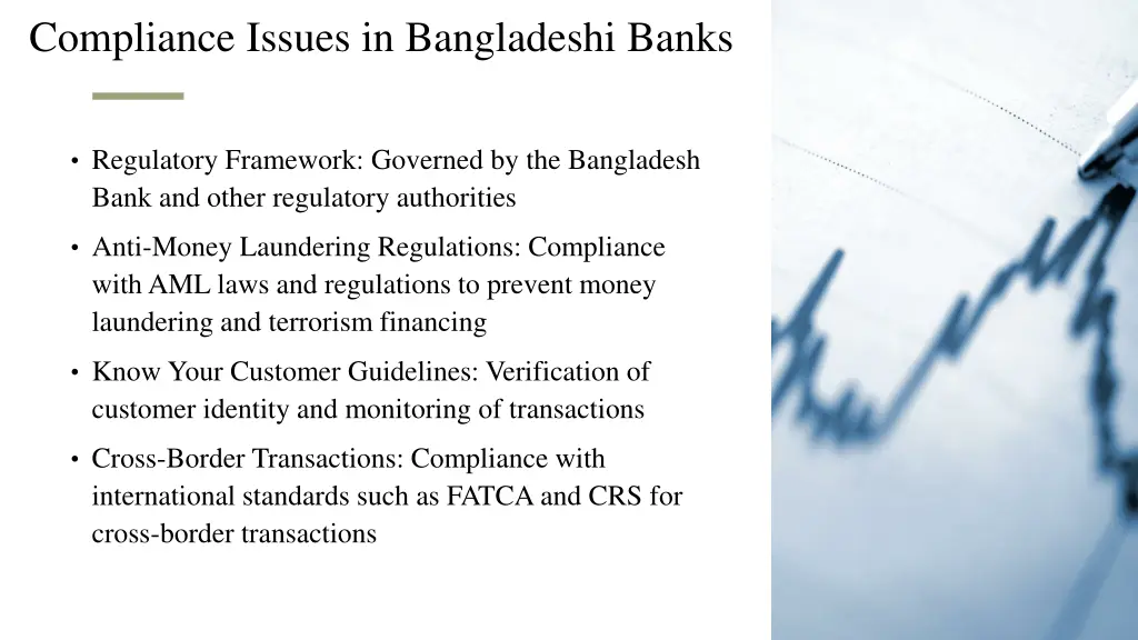 compliance issues in bangladeshi banks