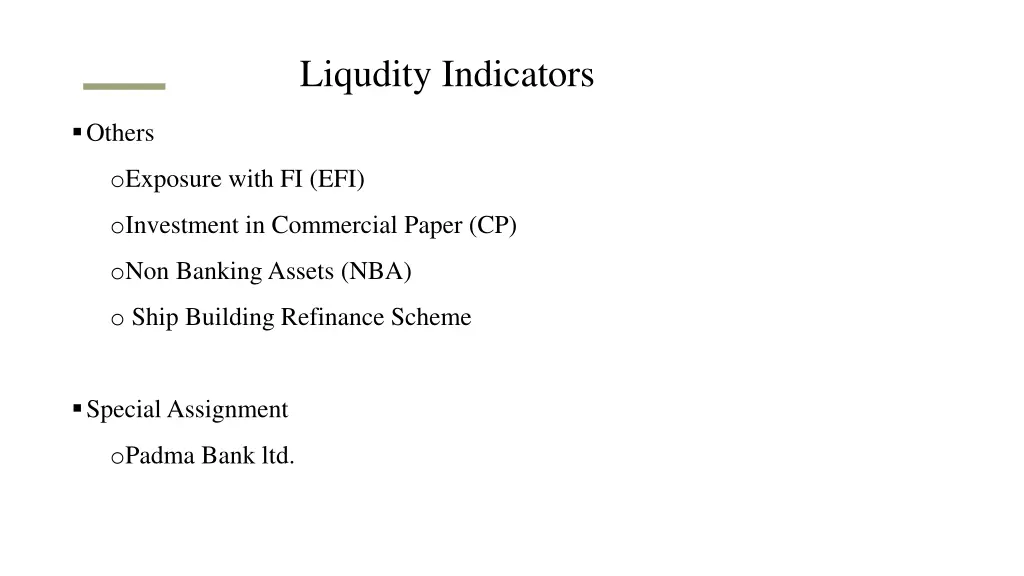 liqudity indicators 1