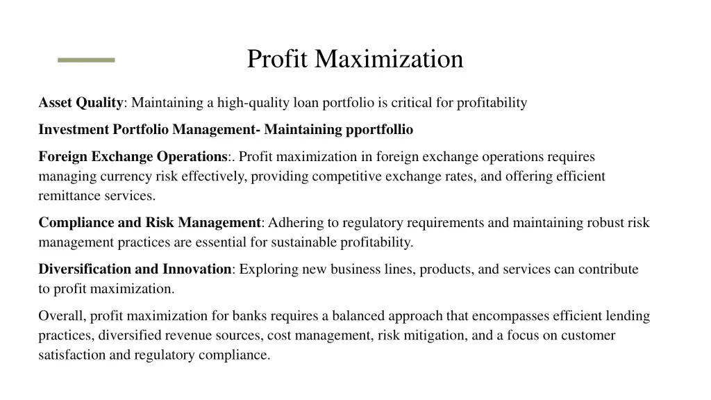 profit maximization 1