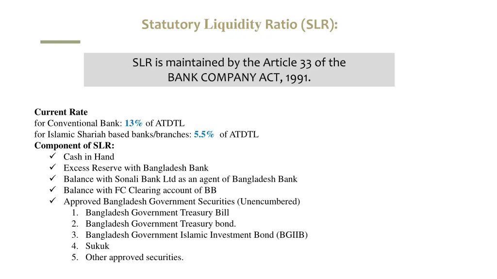 statutory liquidity ratio slr