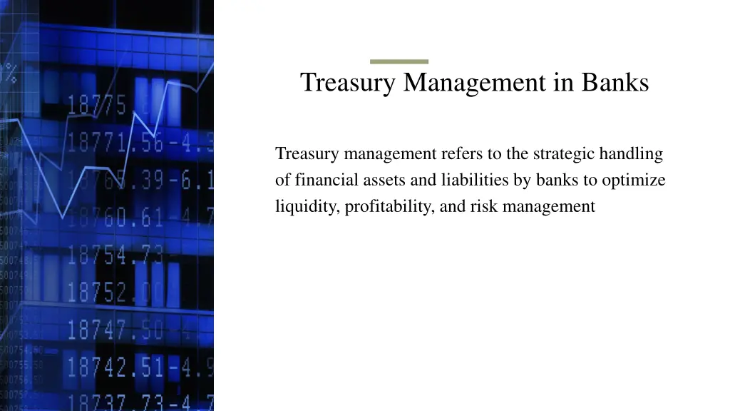 treasury management in banks