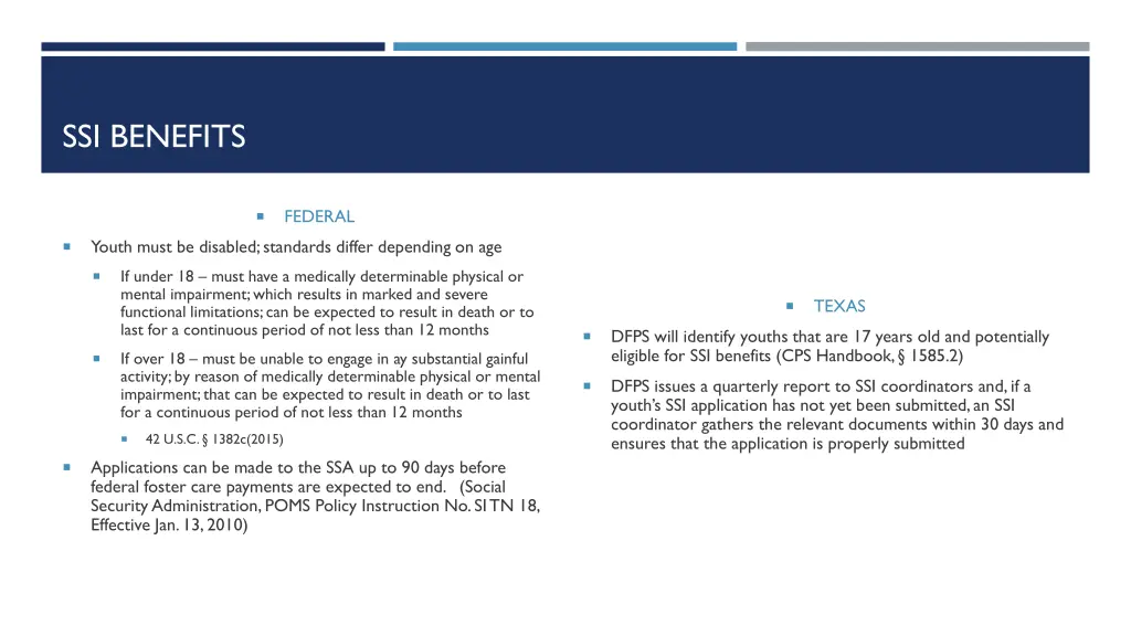 ssi benefits