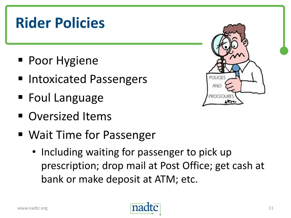 rider policies