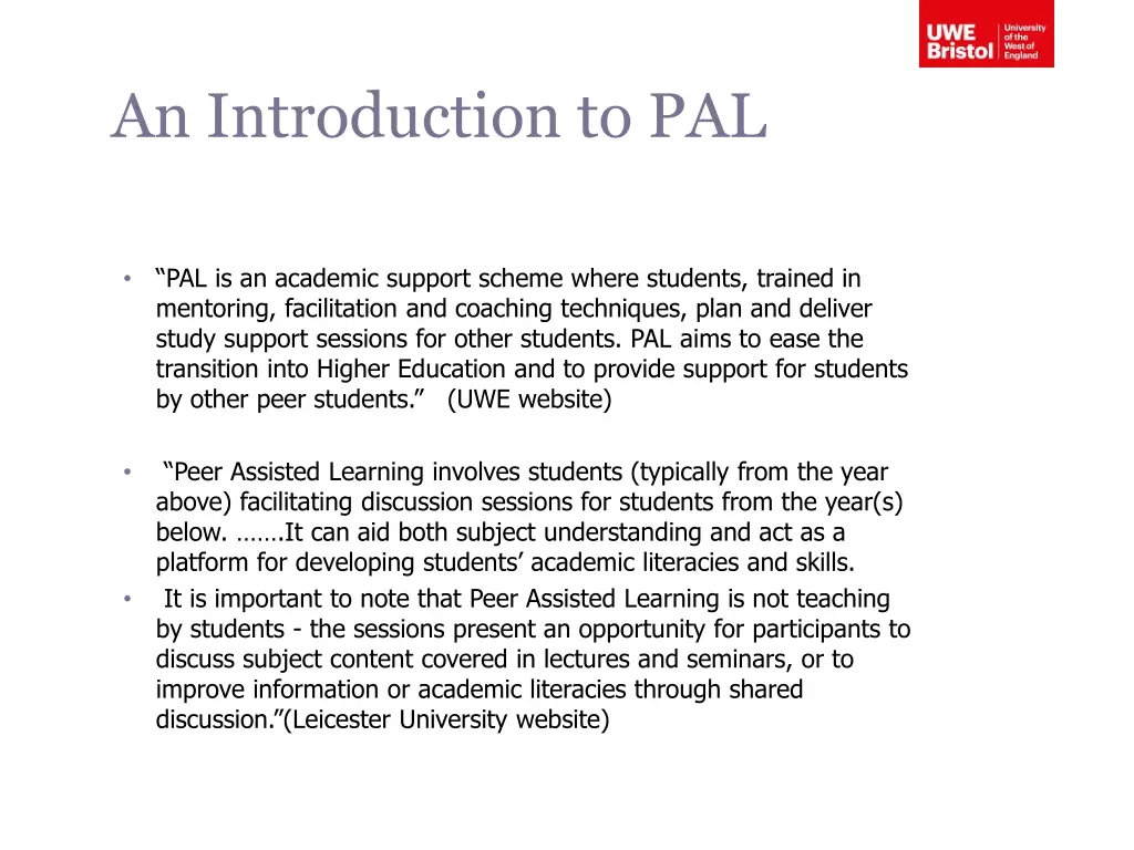 an introduction to pal