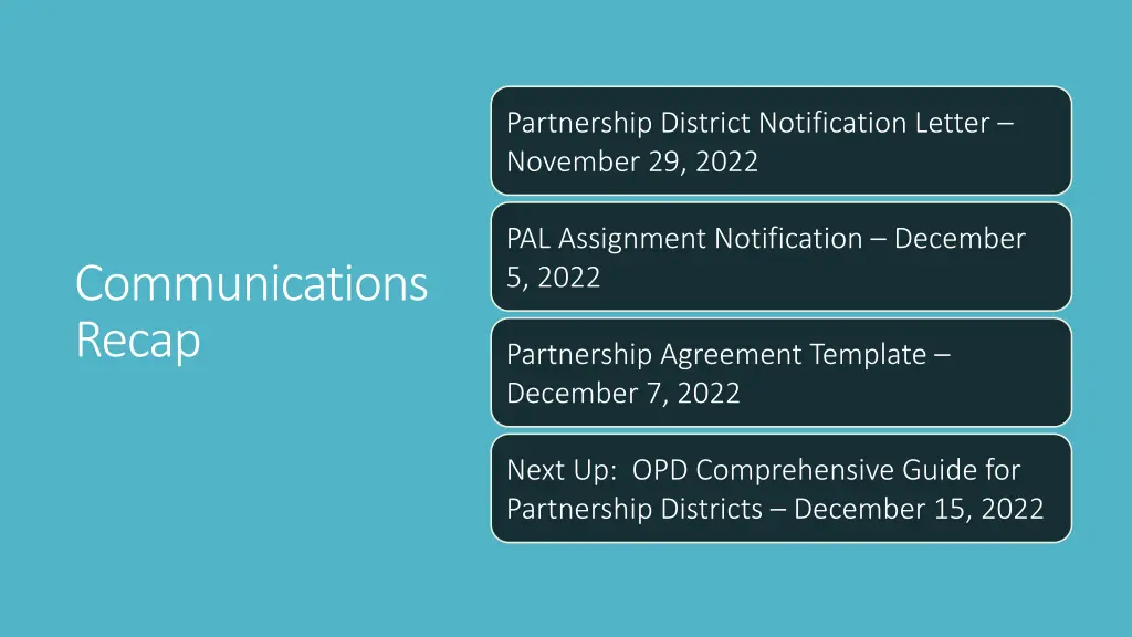 partnership district notification letter november