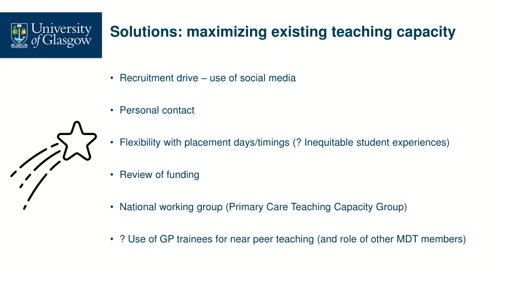 solutions maximizing existing teaching capacity