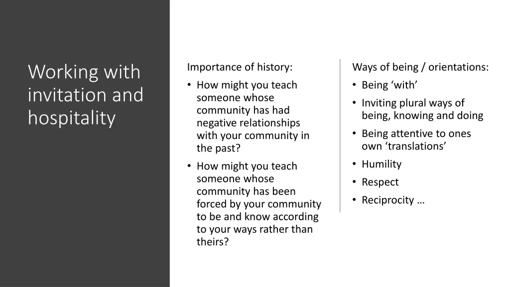 importance of history how might you teach someone