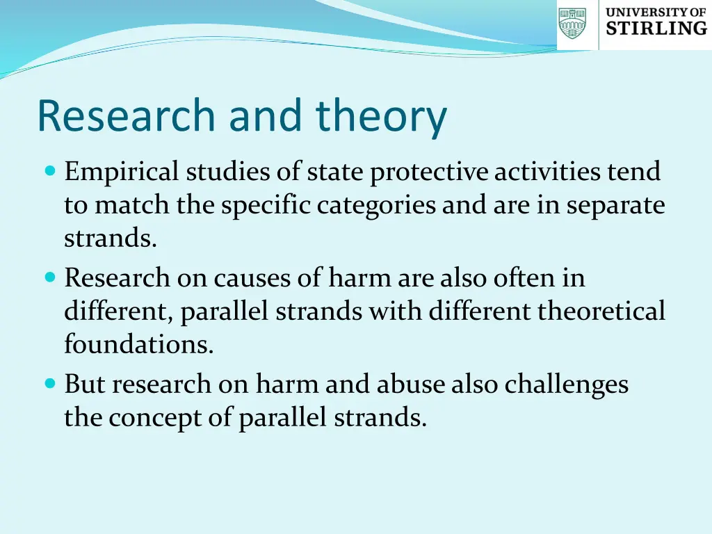 research and theory