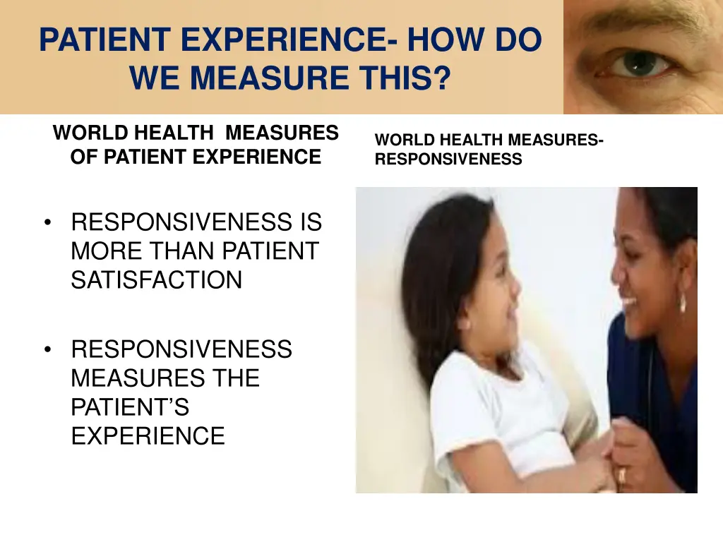 patient experience how do we measure this