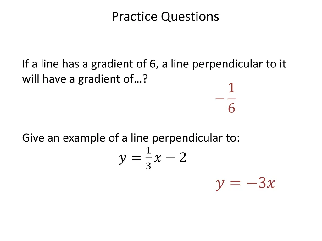practice questions