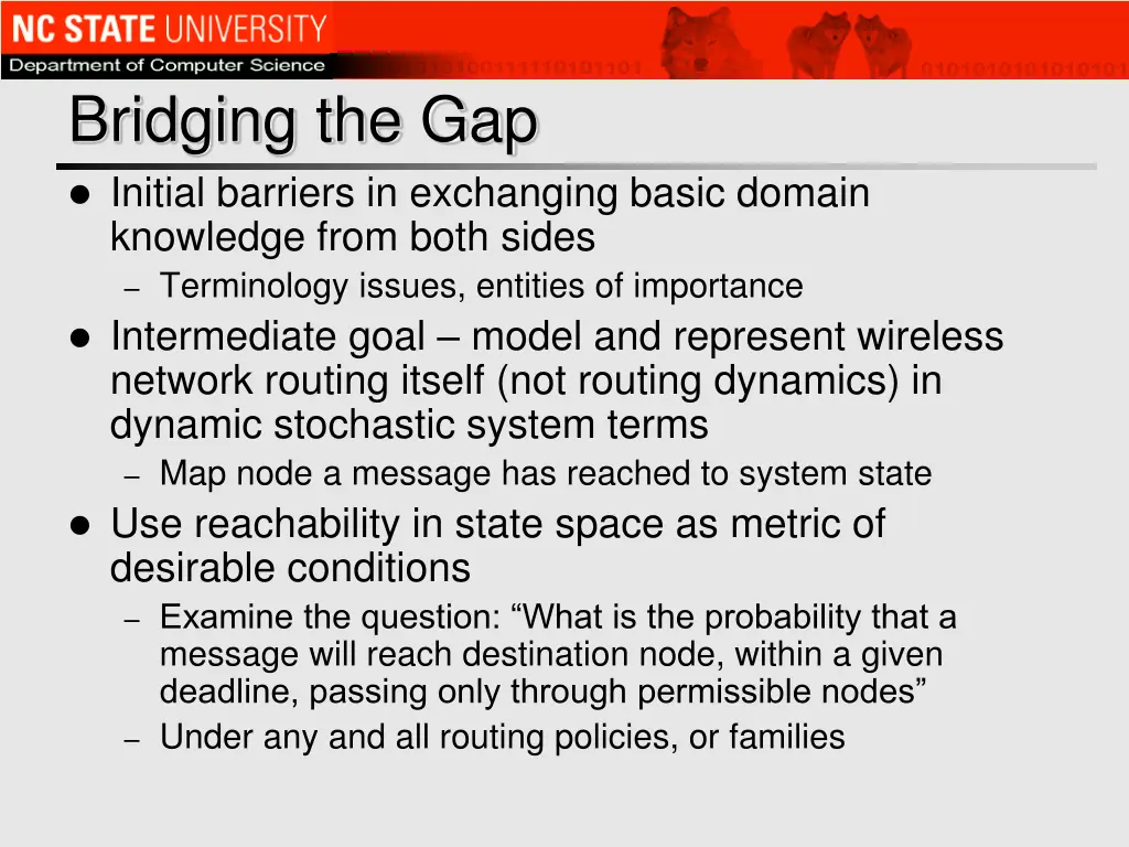 bridging the gap initial barriers in exchanging