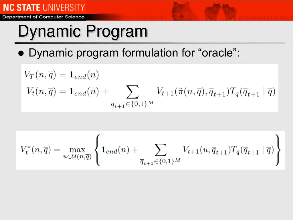 dynamic program