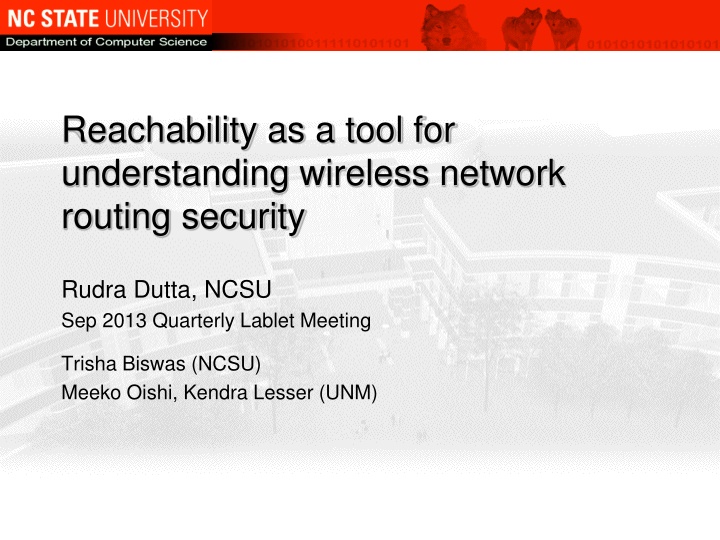 reachability as a tool for understanding wireless