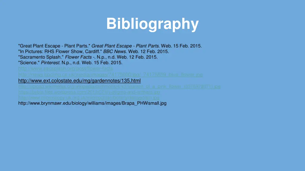 bibliography