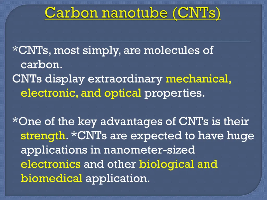cnts most simply are molecules of carbon cnts