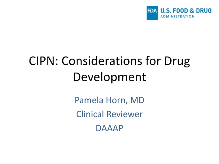 cipn considerations for drug development