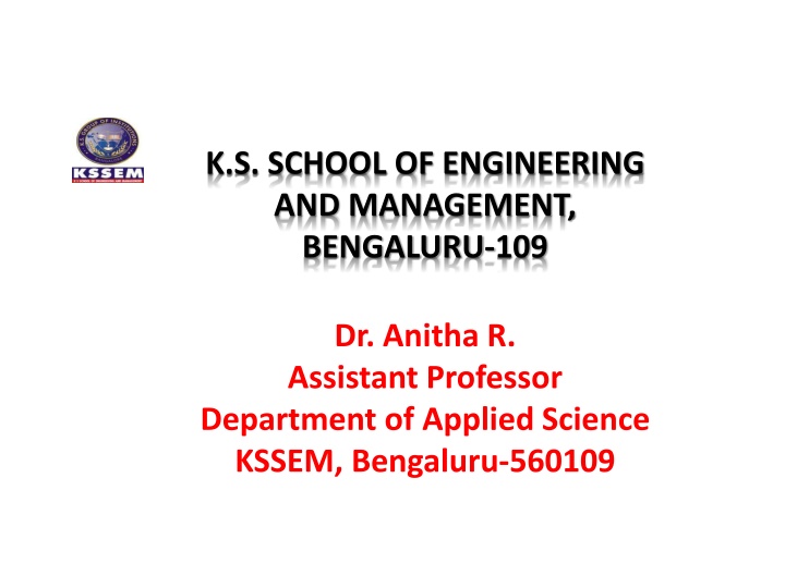 k s school of engineering and management