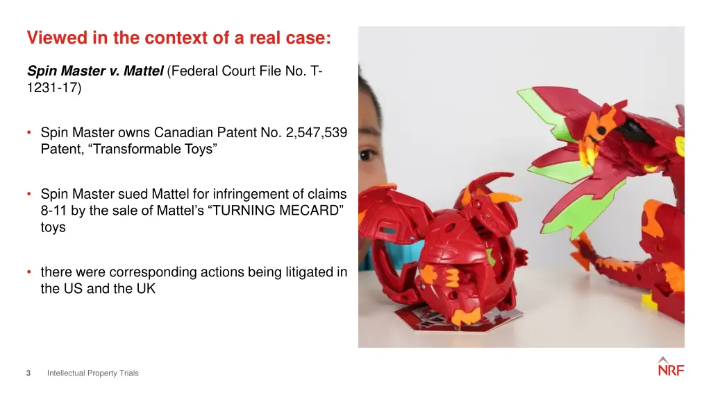 viewed in the context of a real case