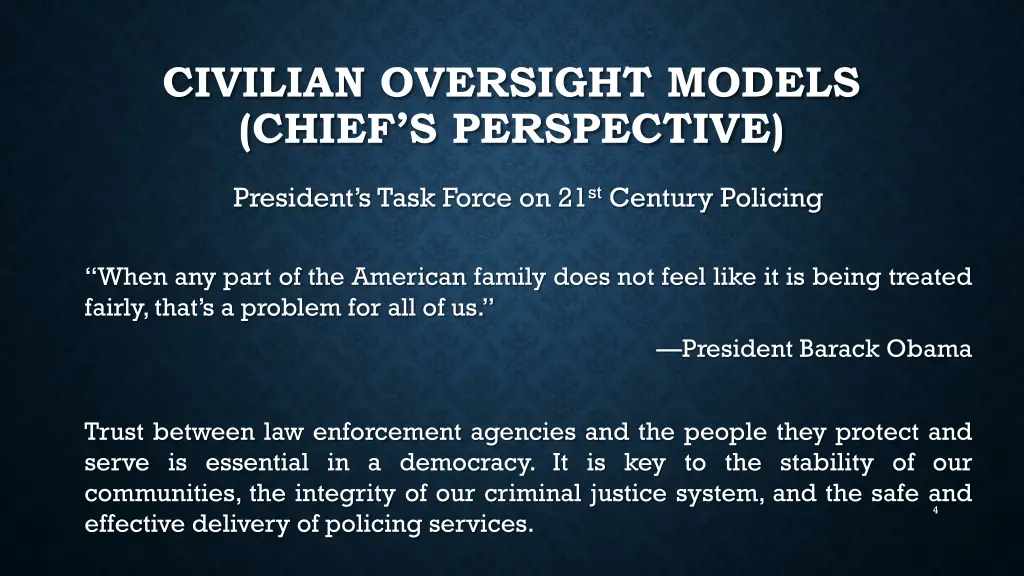 civilian oversight models chief s perspective 2