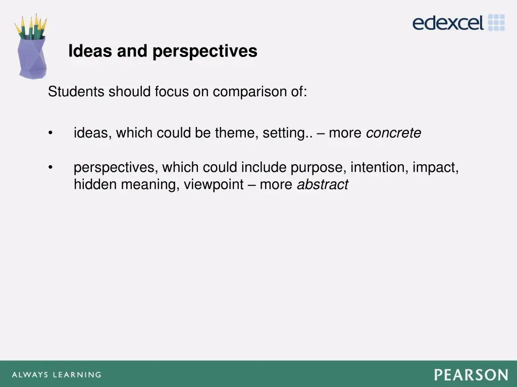 ideas and perspectives
