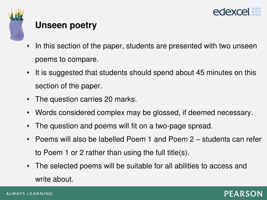 unseen poetry