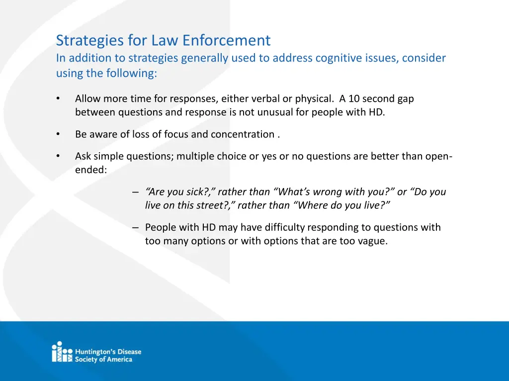 strategies for law enforcement in addition 3