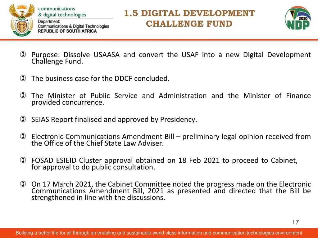 1 5 digital development challenge fund