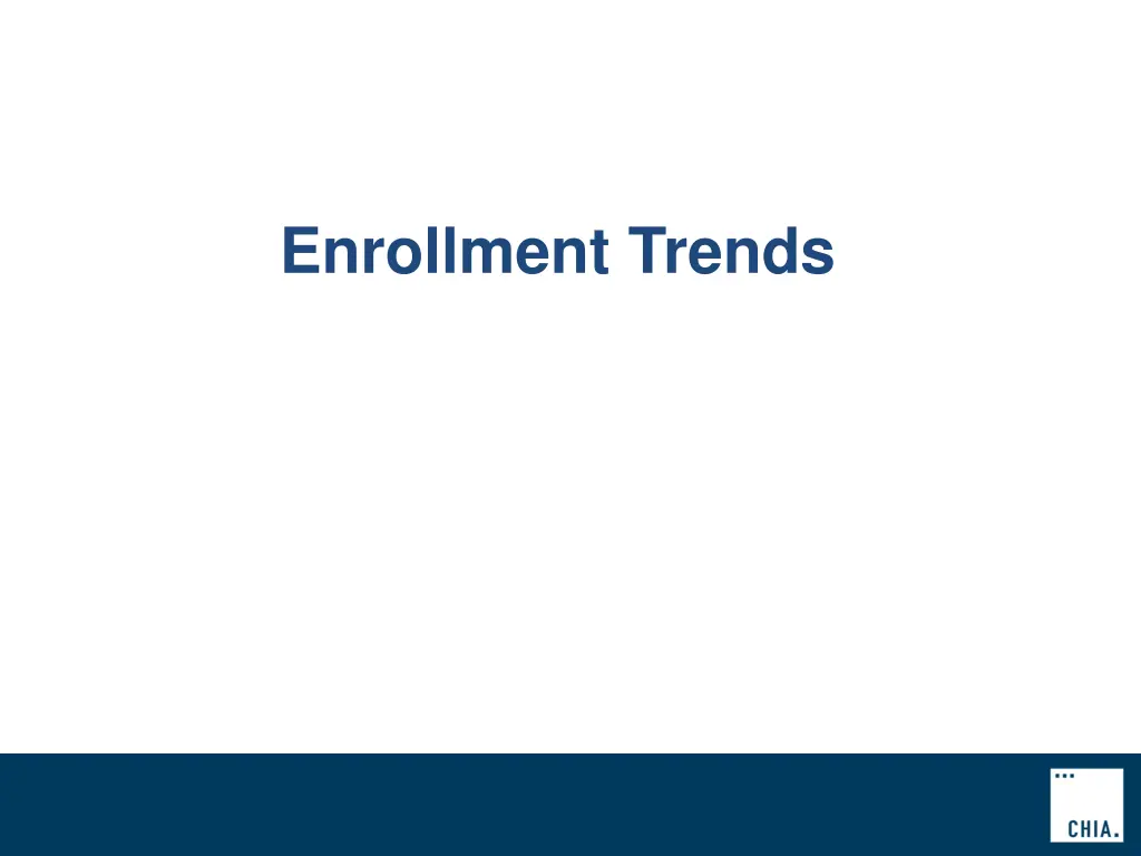 enrollment trends