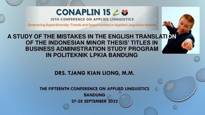 a study of the mistakes in the english