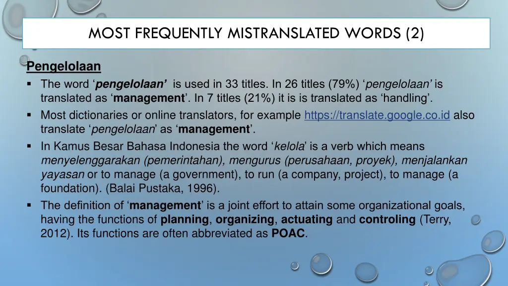 most frequently mistranslated words 2