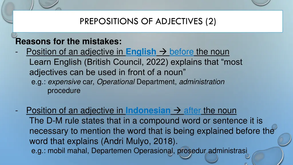 prepositions of adjectives 2