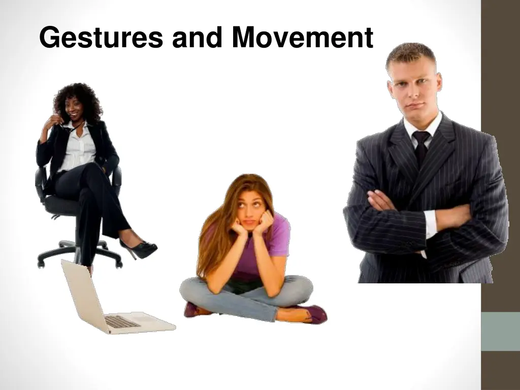 gestures and movement