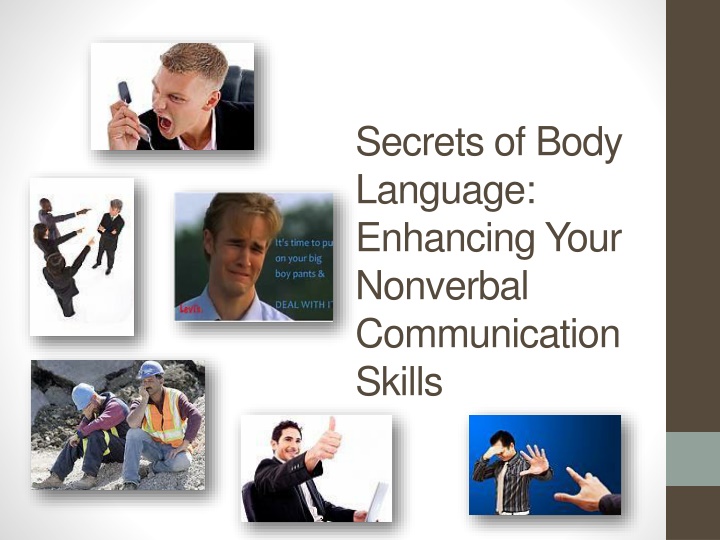 secrets of body language enhancing your nonverbal