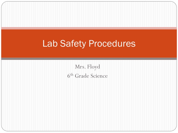 lab safety procedures
