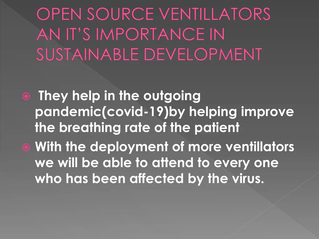 open source ventillators an it s importance