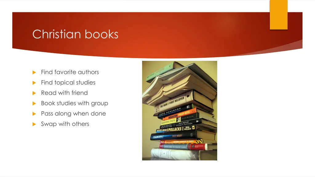 christian books