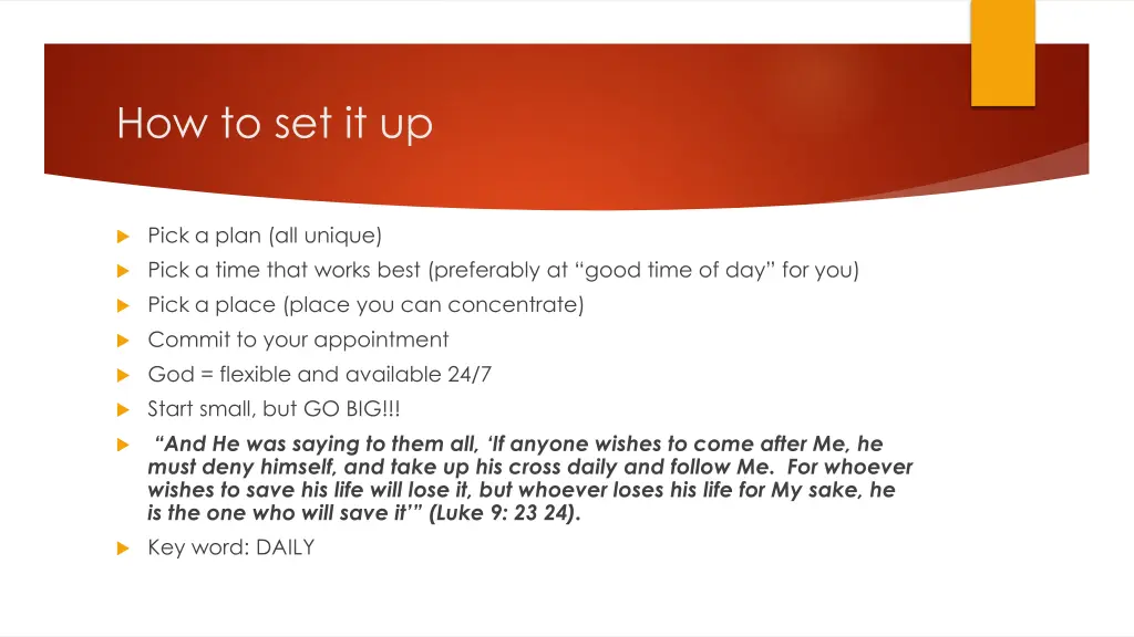 how to set it up